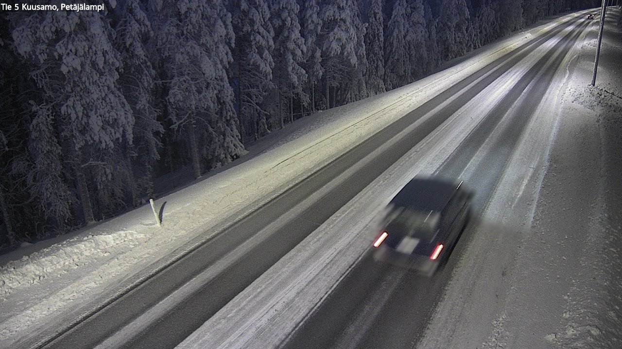 Kelikamerat Kuva Tie 5 Kuusamo, Petäjälampi, Kuusamo, Pohjois-Pohjanmaa