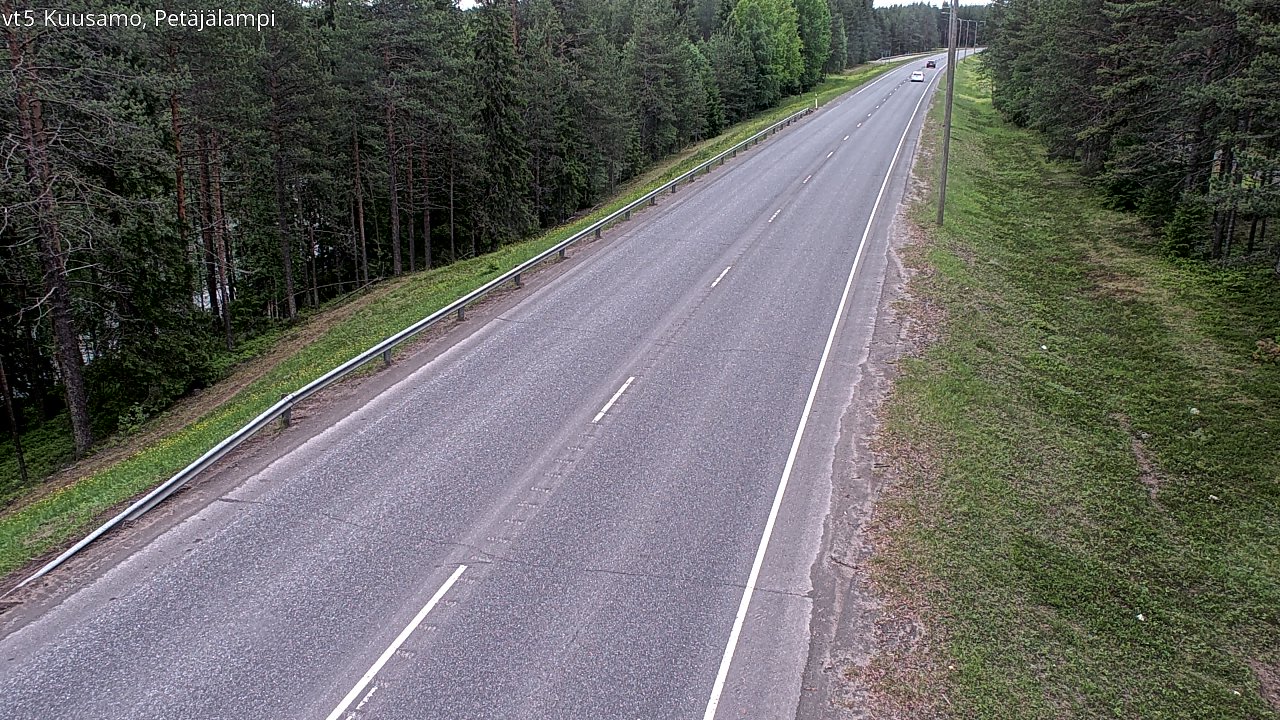 Kelikamerat Kuva Tie 5 Kuusamo, Petäjälampi, Kuusamo, Pohjois-Pohjanmaa