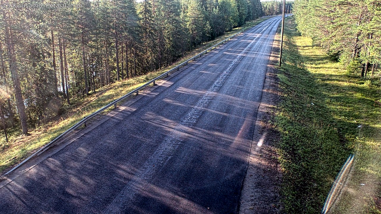Weather Camera Image Road 5 Kuusamo, Petäjälampi, Kuusamo, Pohjois-Pohjanmaa