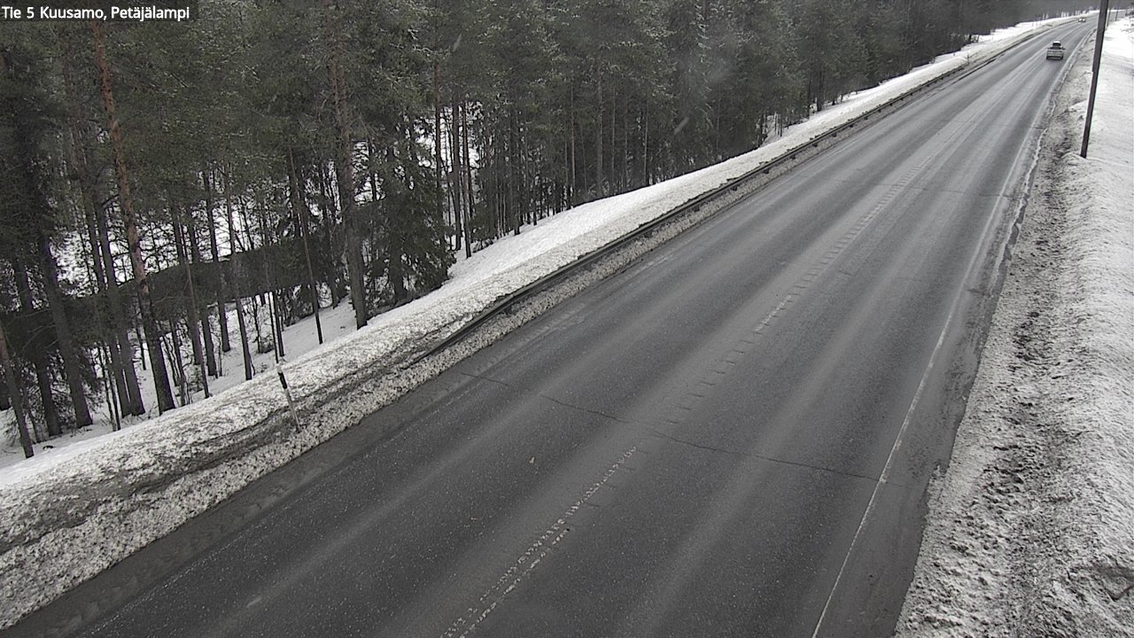 Kelikamerat Kuva Tie 5 Kuusamo, Petäjälampi, Kuusamo, Pohjois-Pohjanmaa