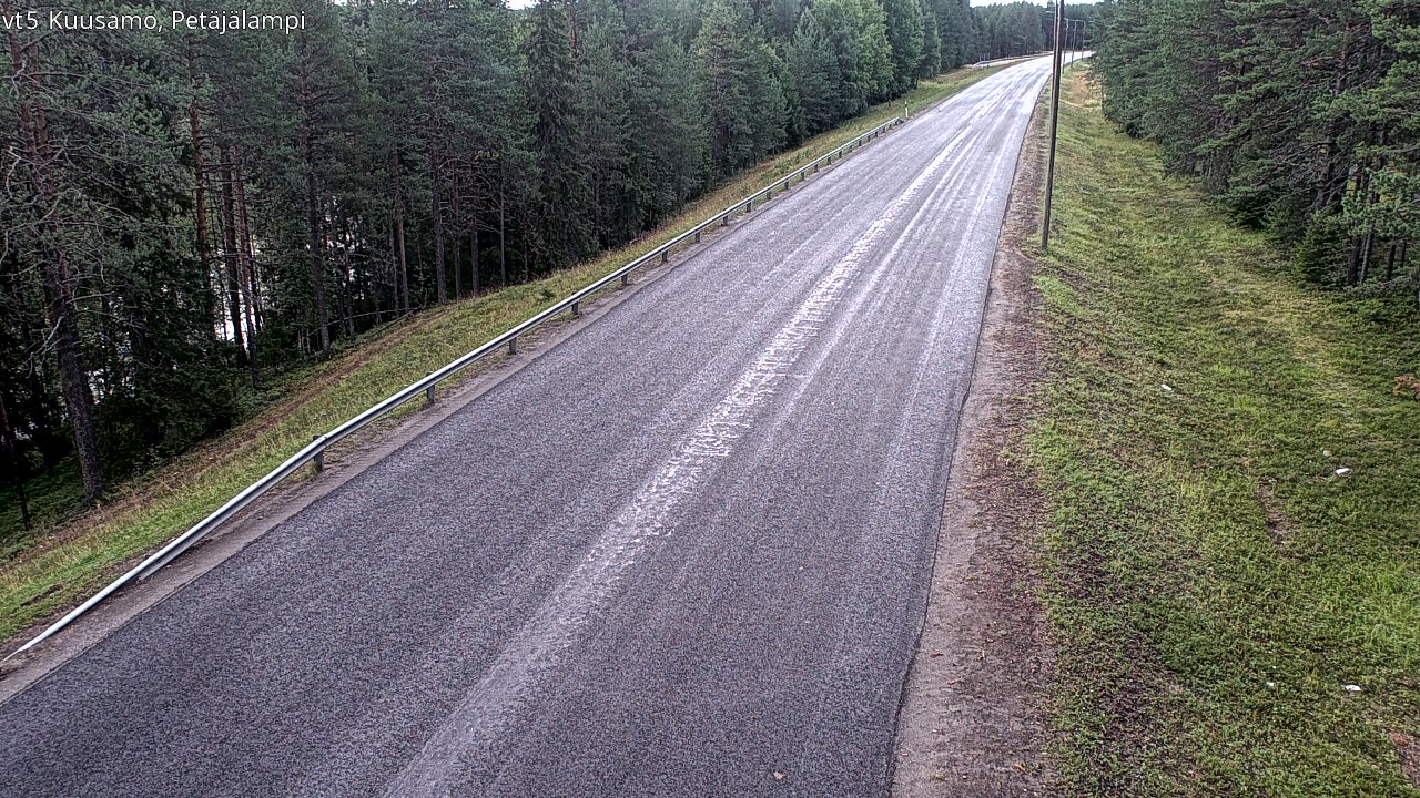 Weather Camera Image Road 5 Kuusamo, Petäjälampi, Kuusamo, Pohjois-Pohjanmaa