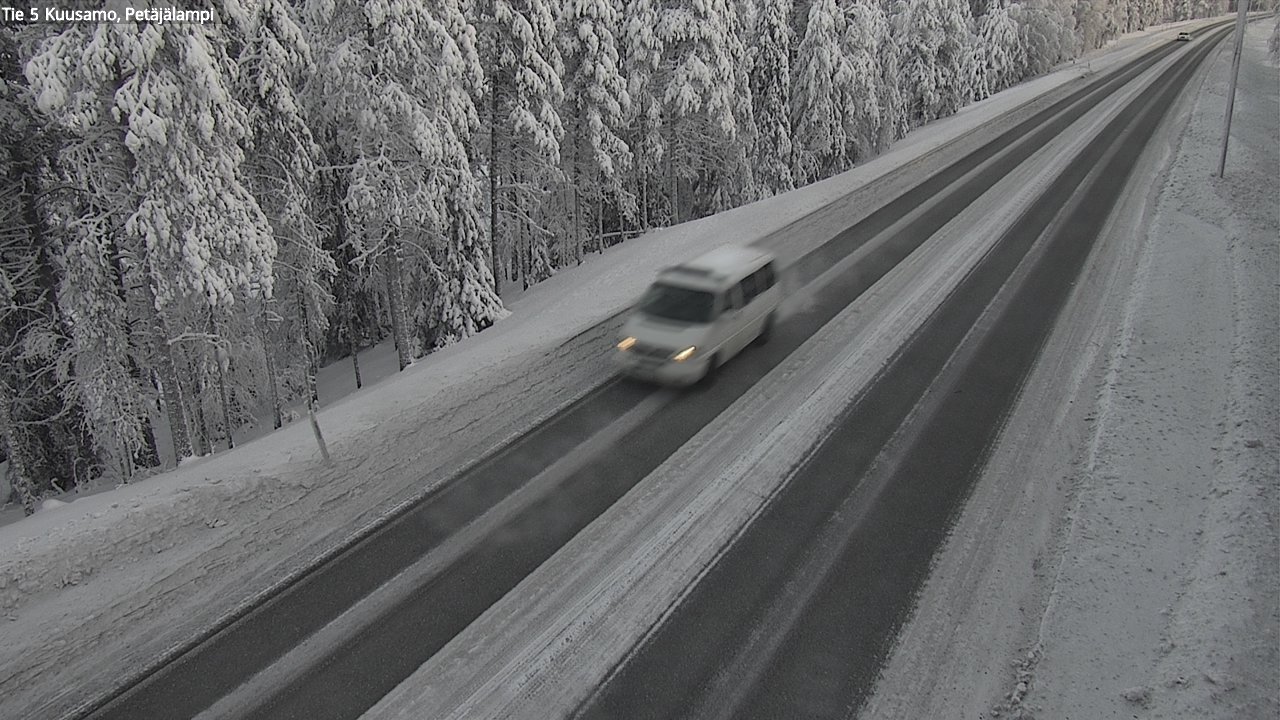 Weather Camera Image Road 5 Kuusamo, Petäjälampi, Kuusamo, Pohjois-Pohjanmaa