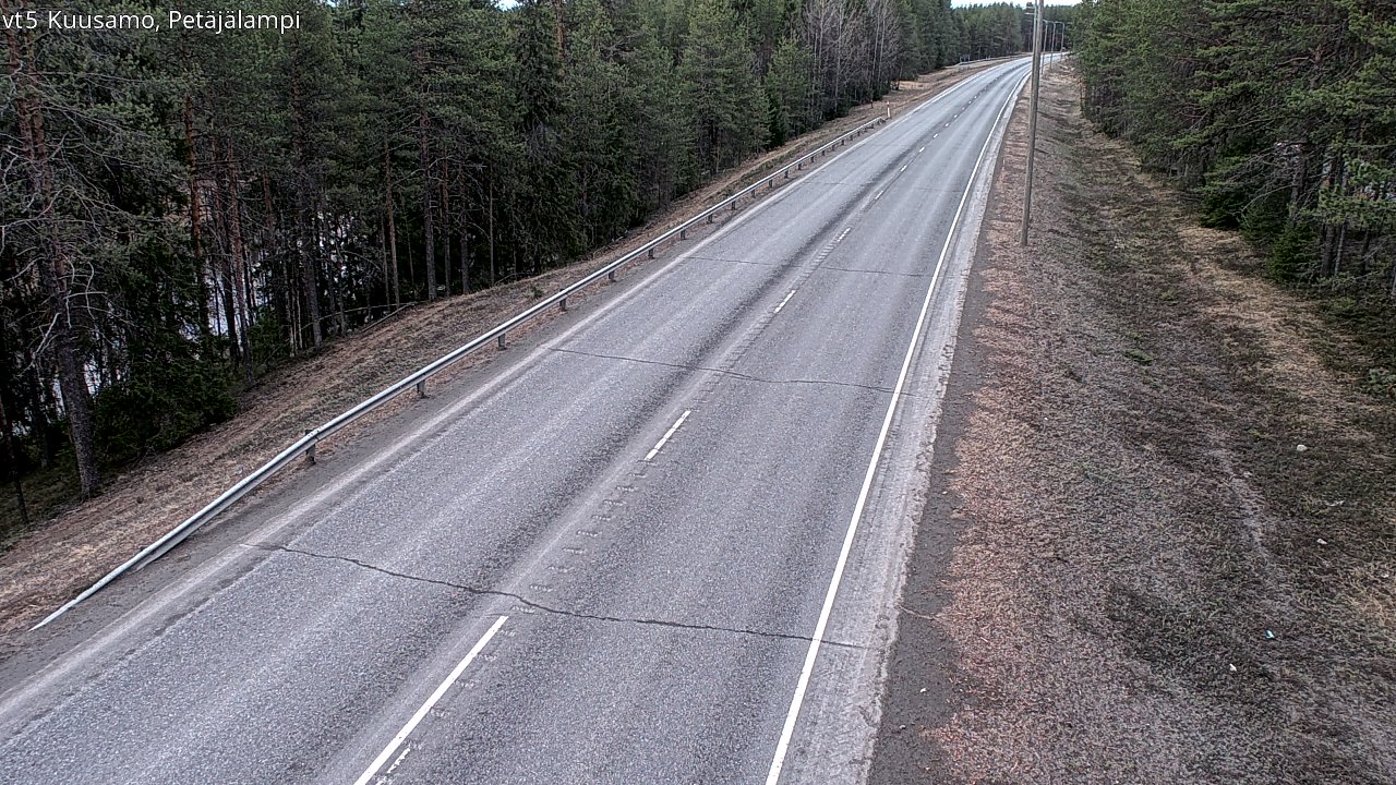 Kelikamerat Kuva Tie 5 Kuusamo, Petäjälampi, Kuusamo, Pohjois-Pohjanmaa
