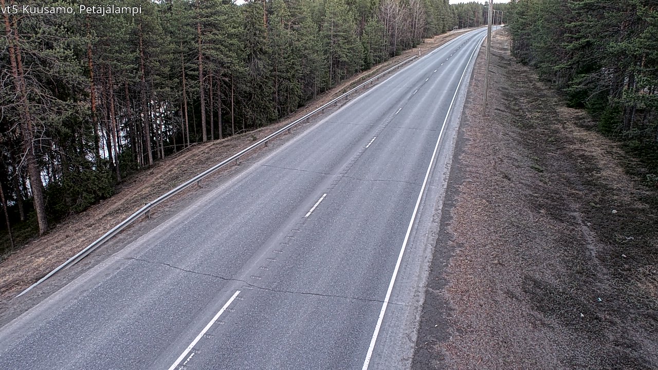 Kelikamerat Kuva Tie 5 Kuusamo, Petäjälampi, Kuusamo, Pohjois-Pohjanmaa