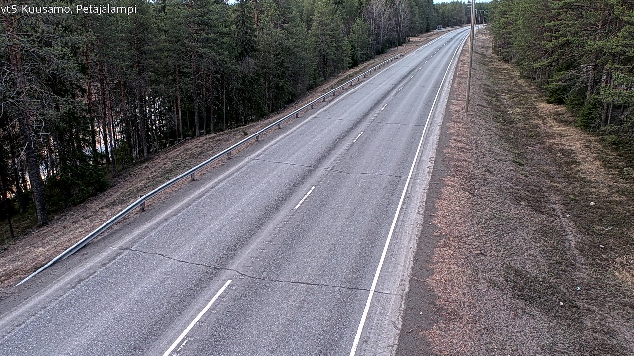 Kelikamerat Kuva Tie 5 Kuusamo, Petäjälampi, Kuusamo, Pohjois-Pohjanmaa