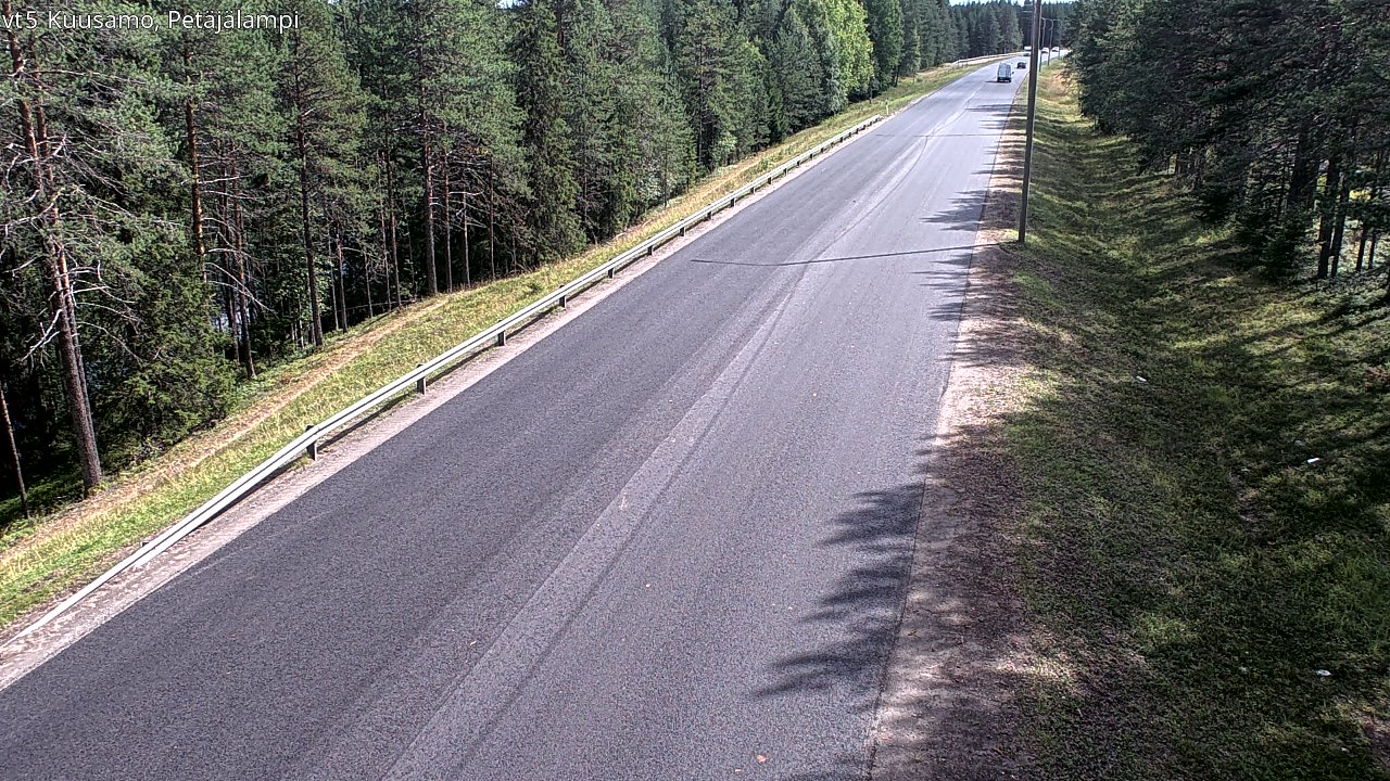 Weather Camera Image Väg 5 Kuusamo, Petäjälampi, Kuusamo, Pohjois-Pohjanmaa