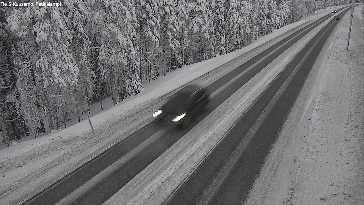 Kelikamerat Kuva Tie 5 Kuusamo, Petäjälampi, Kuusamo, Pohjois-Pohjanmaa