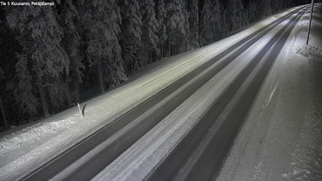 Kelikamerat Kuva Tie 5 Kuusamo, Petäjälampi, Kuusamo, Pohjois-Pohjanmaa