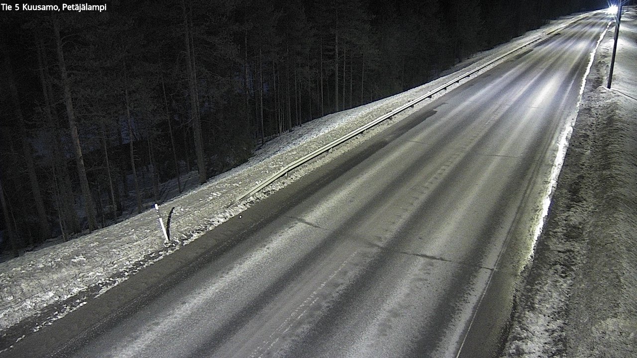 Weather Camera Image Road 5 Kuusamo, Petäjälampi, Kuusamo, Pohjois-Pohjanmaa