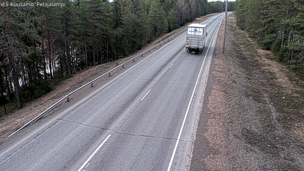 Kelikamerat Kuva Tie 5 Kuusamo, Petäjälampi, Kuusamo, Pohjois-Pohjanmaa