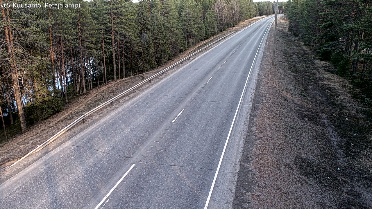 Kelikamerat Kuva Tie 5 Kuusamo, Petäjälampi, Kuusamo, Pohjois-Pohjanmaa