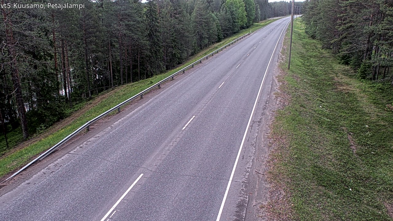 Kelikamerat Kuva Tie 5 Kuusamo, Petäjälampi, Kuusamo, Pohjois-Pohjanmaa