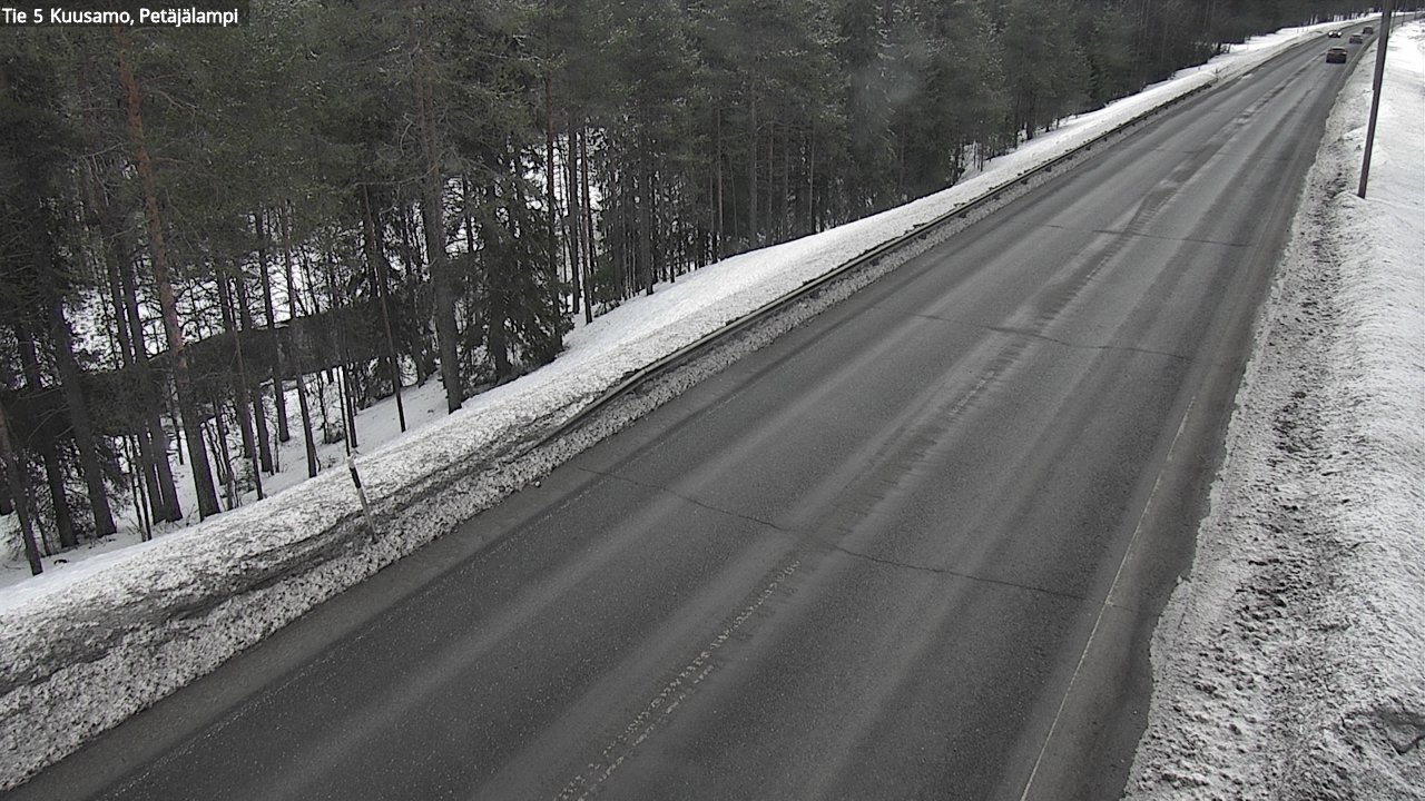 Kelikamerat Kuva Tie 5 Kuusamo, Petäjälampi, Kuusamo, Pohjois-Pohjanmaa