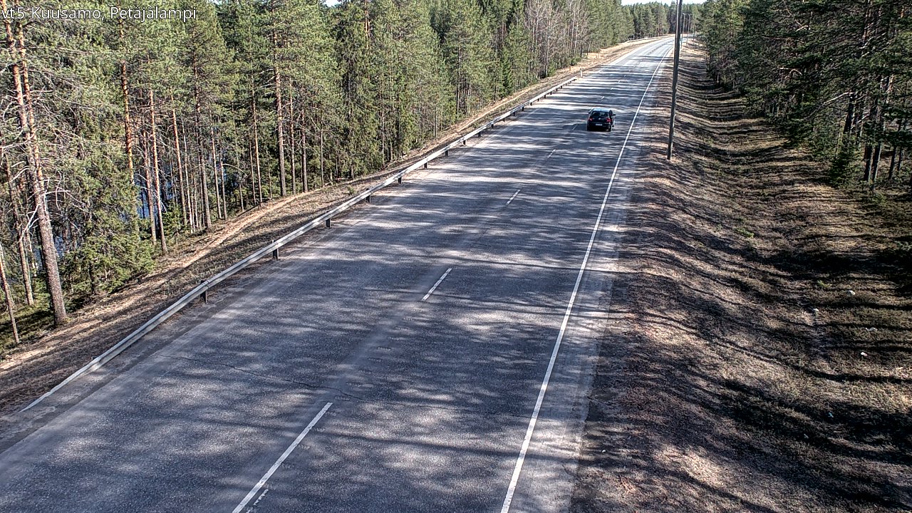 Kelikamerat Kuva Tie 5 Kuusamo, Petäjälampi, Kuusamo, Pohjois-Pohjanmaa