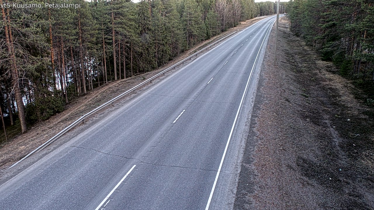 Kelikamerat Kuva Tie 5 Kuusamo, Petäjälampi, Kuusamo, Pohjois-Pohjanmaa