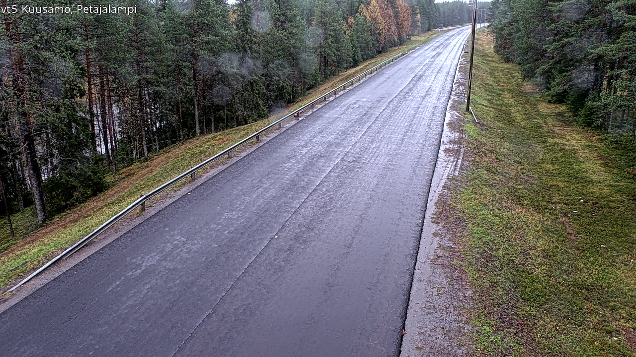 Weather Camera Image Road 5 Kuusamo, Petäjälampi, Kuusamo, Pohjois-Pohjanmaa