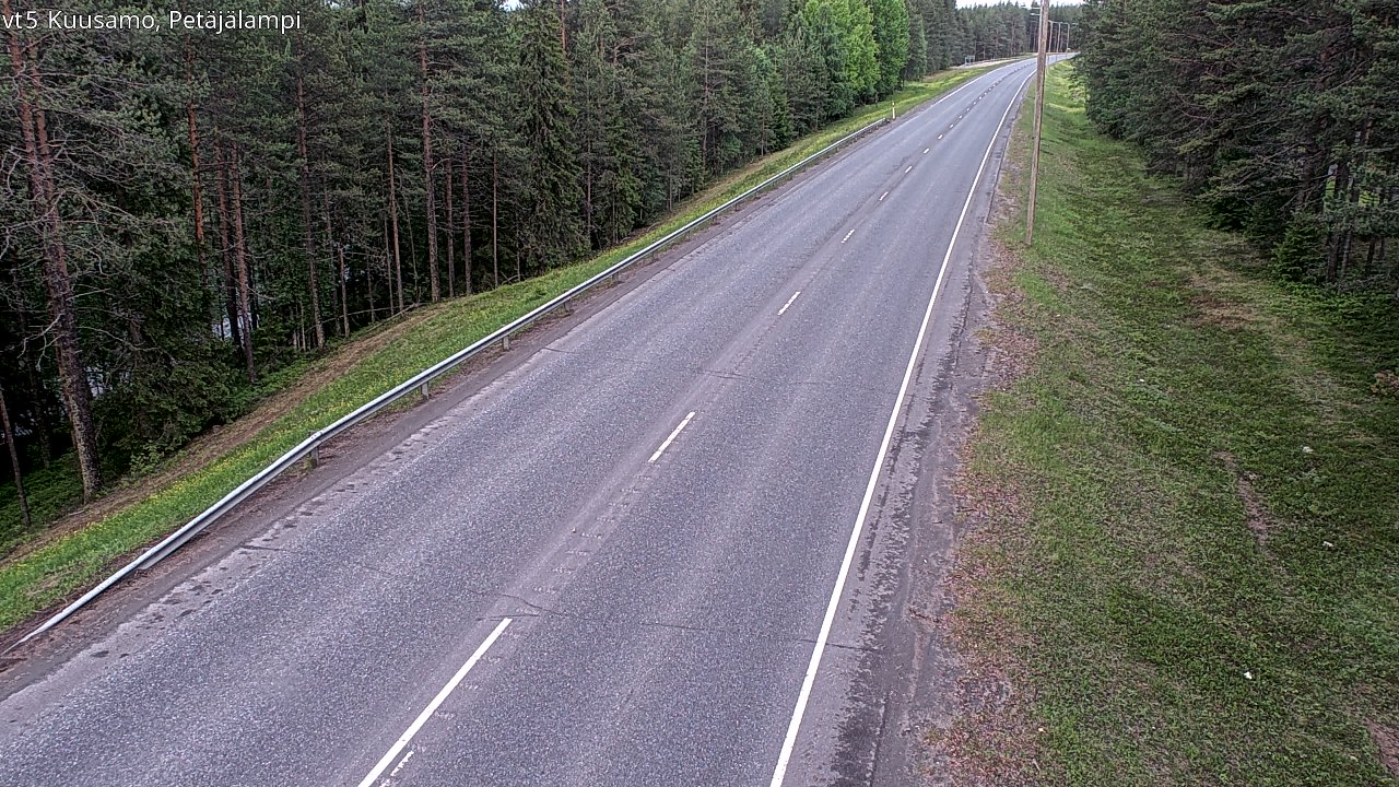 Kelikamerat Kuva Tie 5 Kuusamo, Petäjälampi, Kuusamo, Pohjois-Pohjanmaa