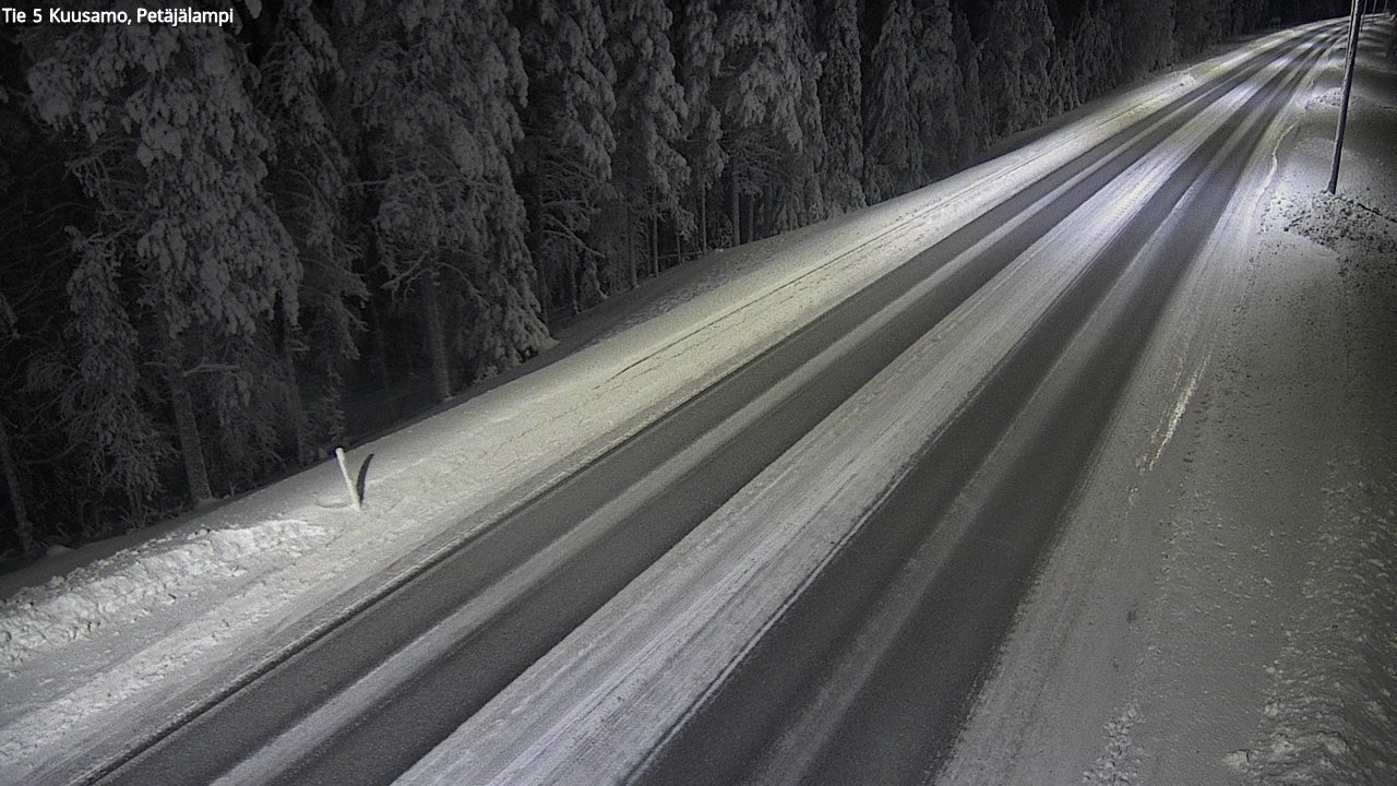 Kelikamerat Kuva Tie 5 Kuusamo, Petäjälampi, Kuusamo, Pohjois-Pohjanmaa