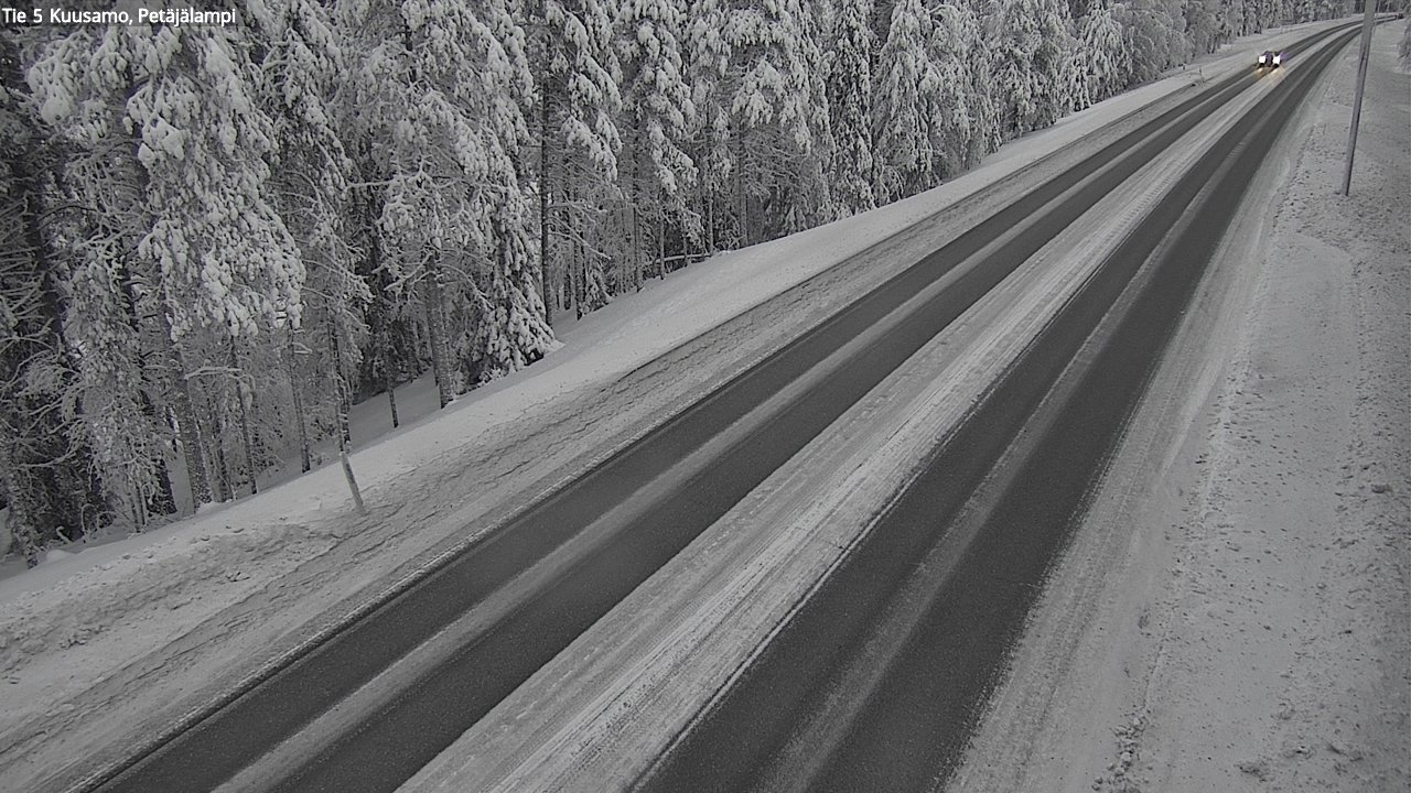 Kelikamerat Kuva Tie 5 Kuusamo, Petäjälampi, Kuusamo, Pohjois-Pohjanmaa