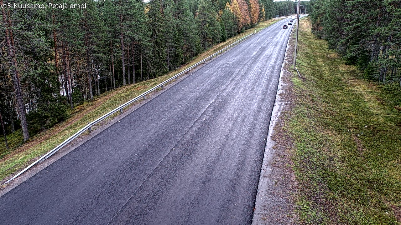 Weather Camera Image Road 5 Kuusamo, Petäjälampi, Kuusamo, Pohjois-Pohjanmaa