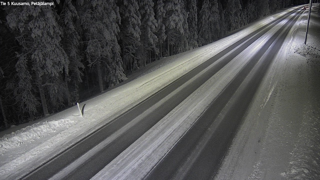 Kelikamerat Kuva Tie 5 Kuusamo, Petäjälampi, Kuusamo, Pohjois-Pohjanmaa