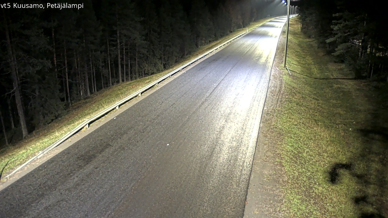 Weather Camera Image Road 5 Kuusamo, Petäjälampi, Kuusamo, Pohjois-Pohjanmaa