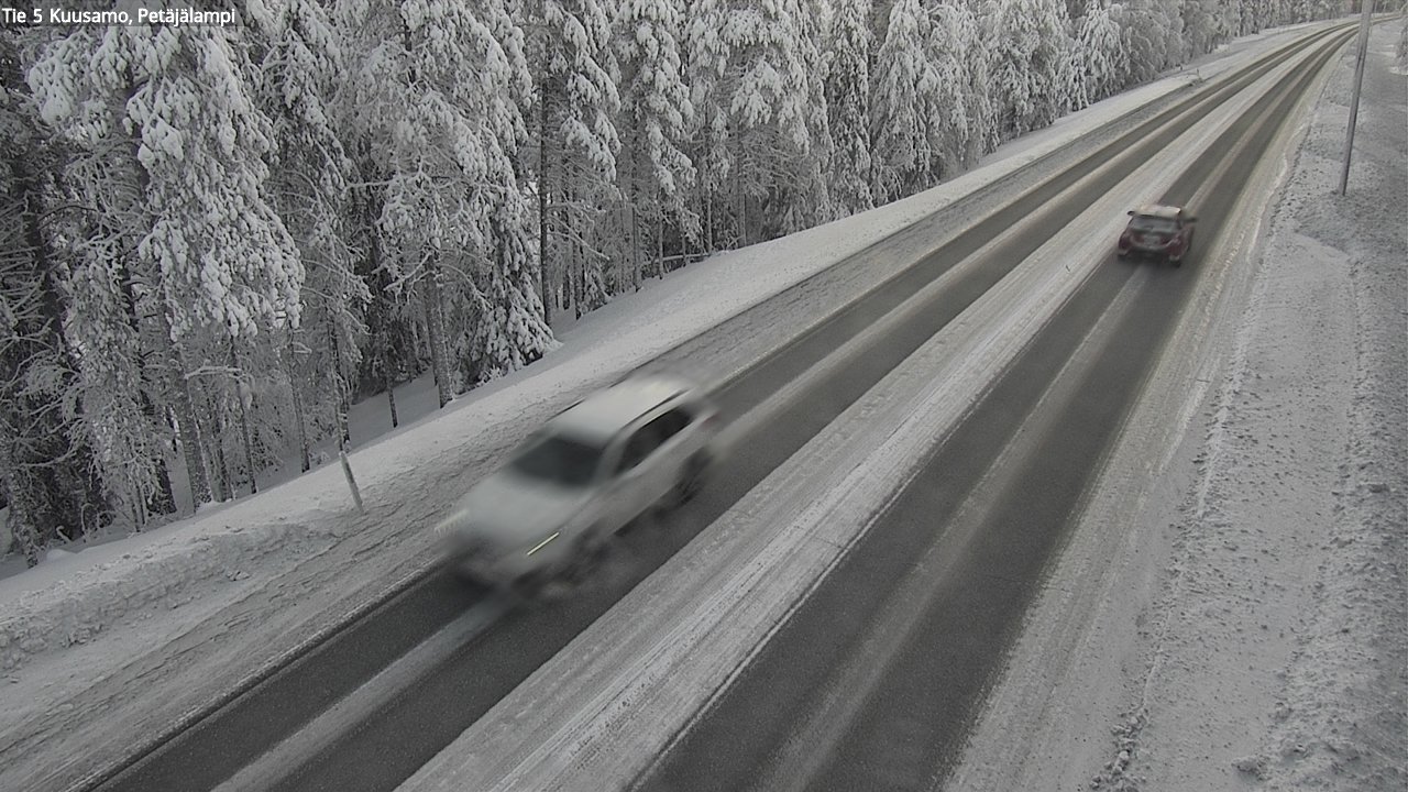 Kelikamerat Kuva Tie 5 Kuusamo, Petäjälampi, Kuusamo, Pohjois-Pohjanmaa