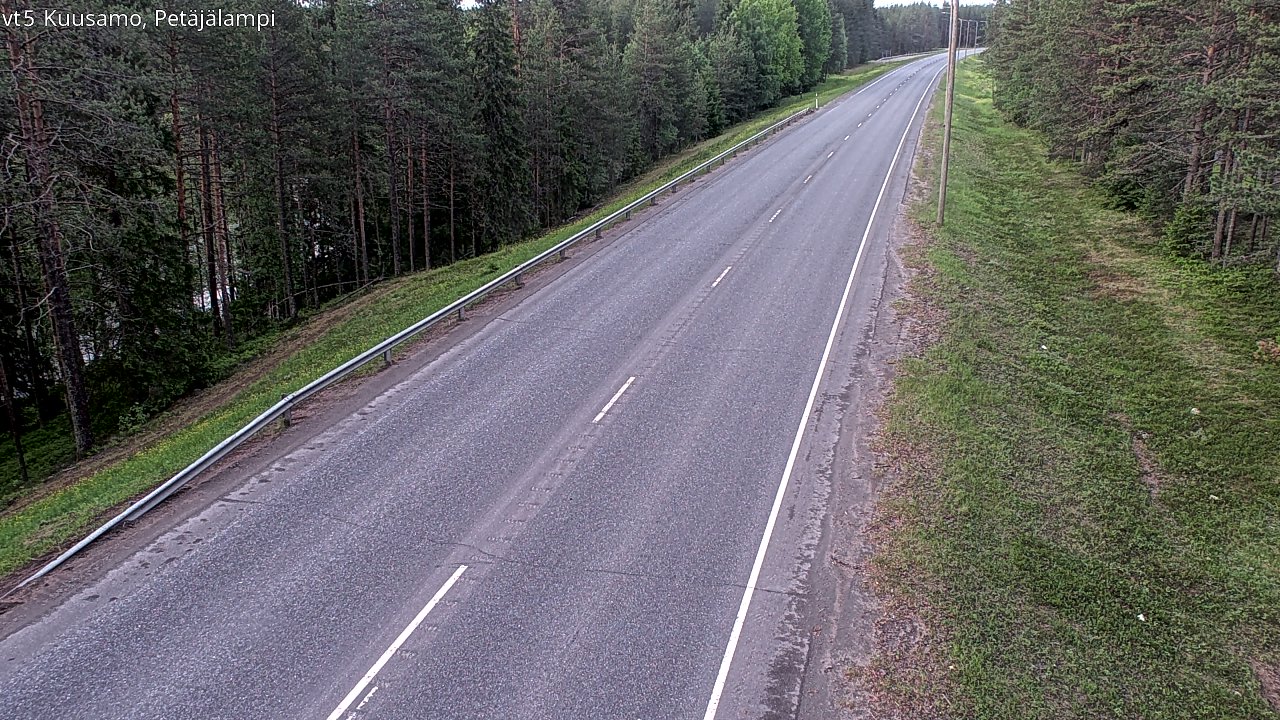 Kelikamerat Kuva Tie 5 Kuusamo, Petäjälampi, Kuusamo, Pohjois-Pohjanmaa