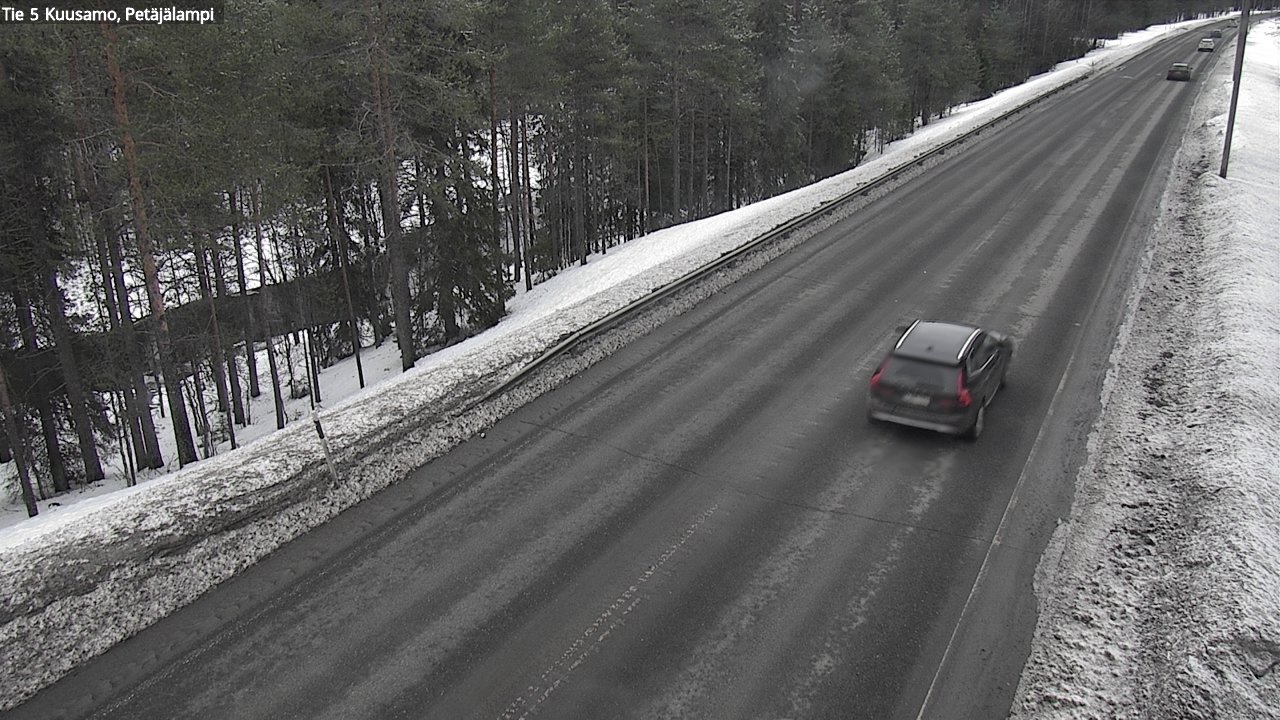 Kelikamerat Kuva Tie 5 Kuusamo, Petäjälampi, Kuusamo, Pohjois-Pohjanmaa