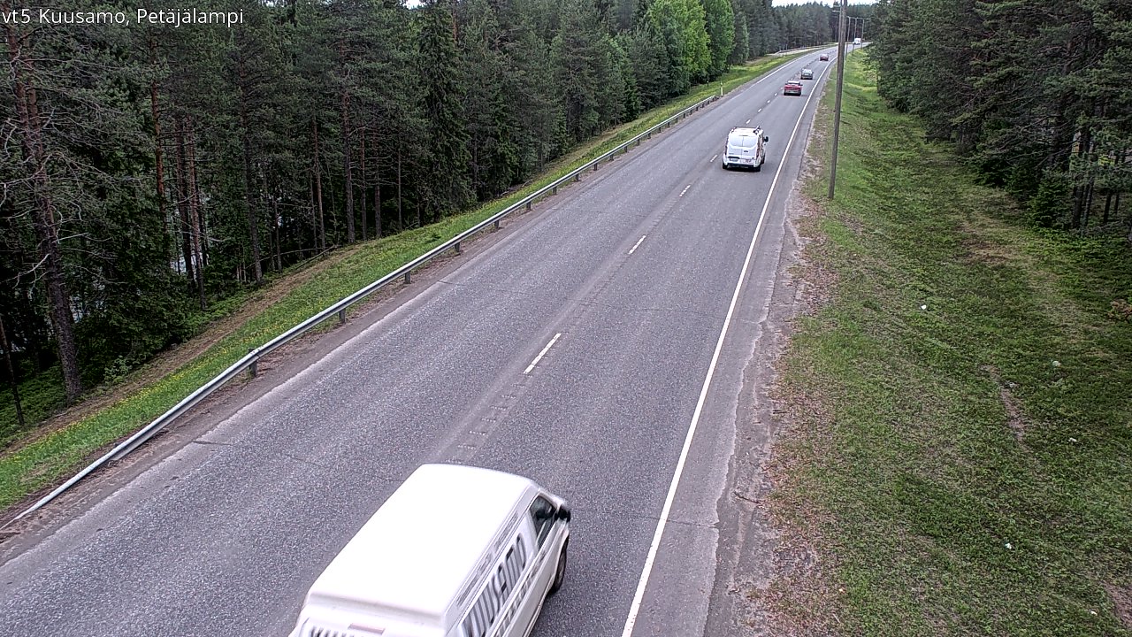 Kelikamerat Kuva Tie 5 Kuusamo, Petäjälampi, Kuusamo, Pohjois-Pohjanmaa