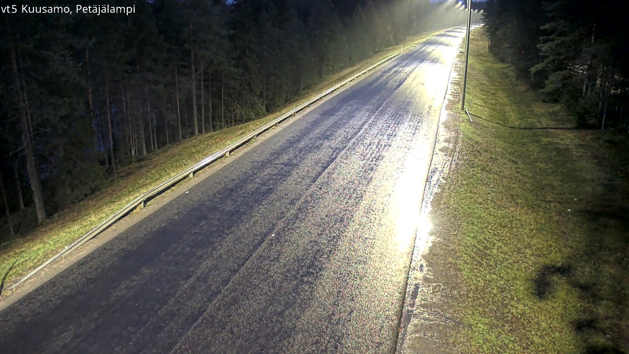 Weather Camera Image Road 5 Kuusamo, Petäjälampi, Kuusamo, Pohjois-Pohjanmaa