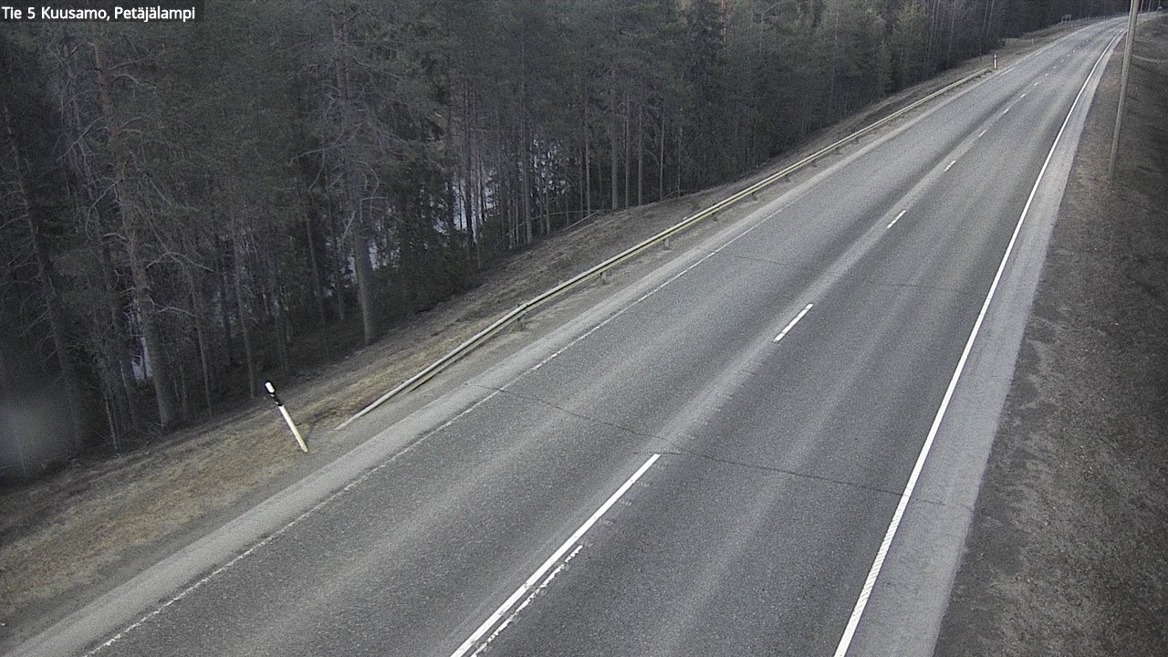 Weather Camera Image Road 5 Kuusamo, Petäjälampi, Kuusamo, Pohjois-Pohjanmaa