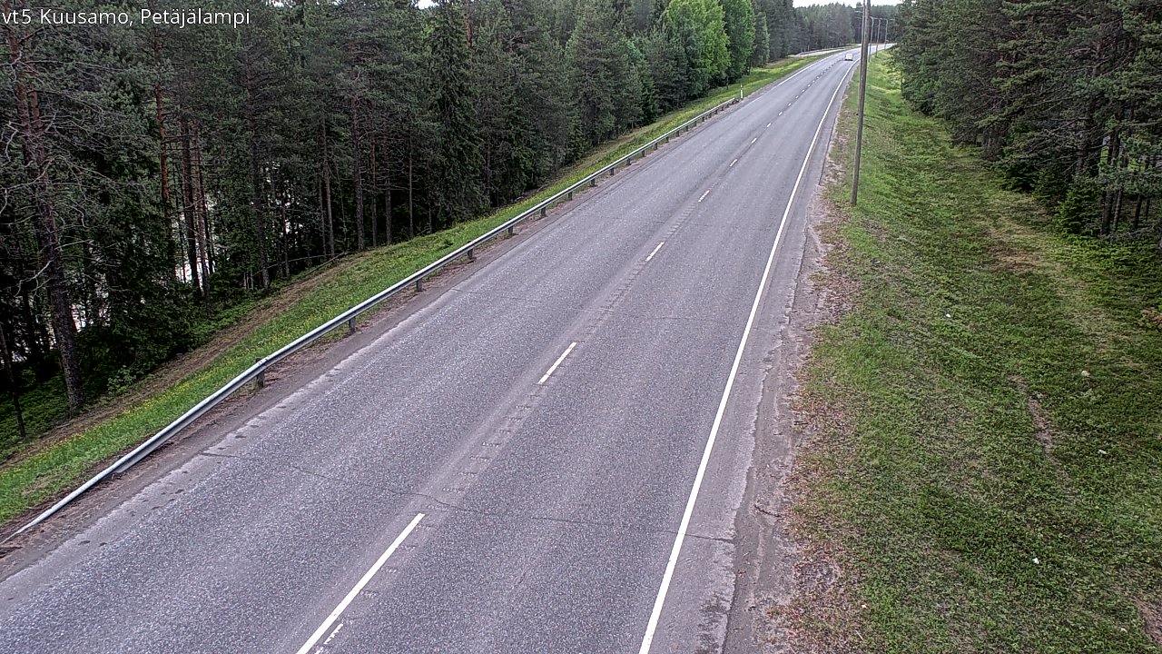 Kelikamerat Kuva Tie 5 Kuusamo, Petäjälampi, Kuusamo, Pohjois-Pohjanmaa