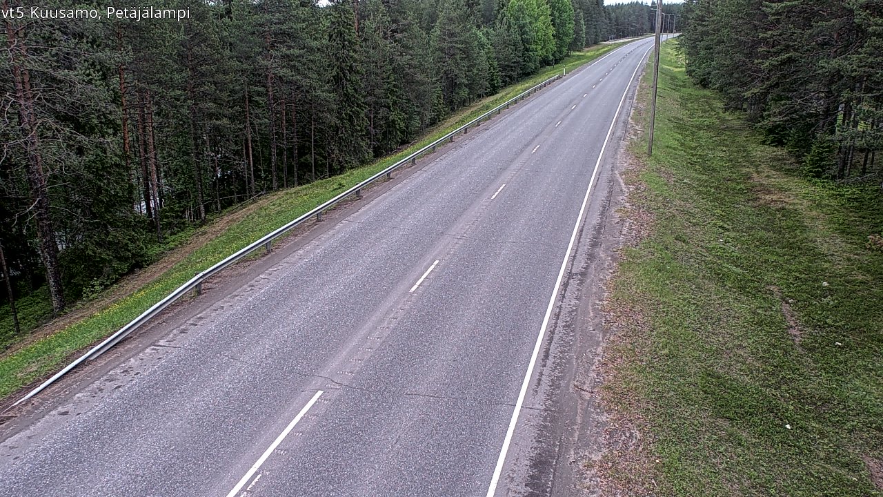 Kelikamerat Kuva Tie 5 Kuusamo, Petäjälampi, Kuusamo, Pohjois-Pohjanmaa