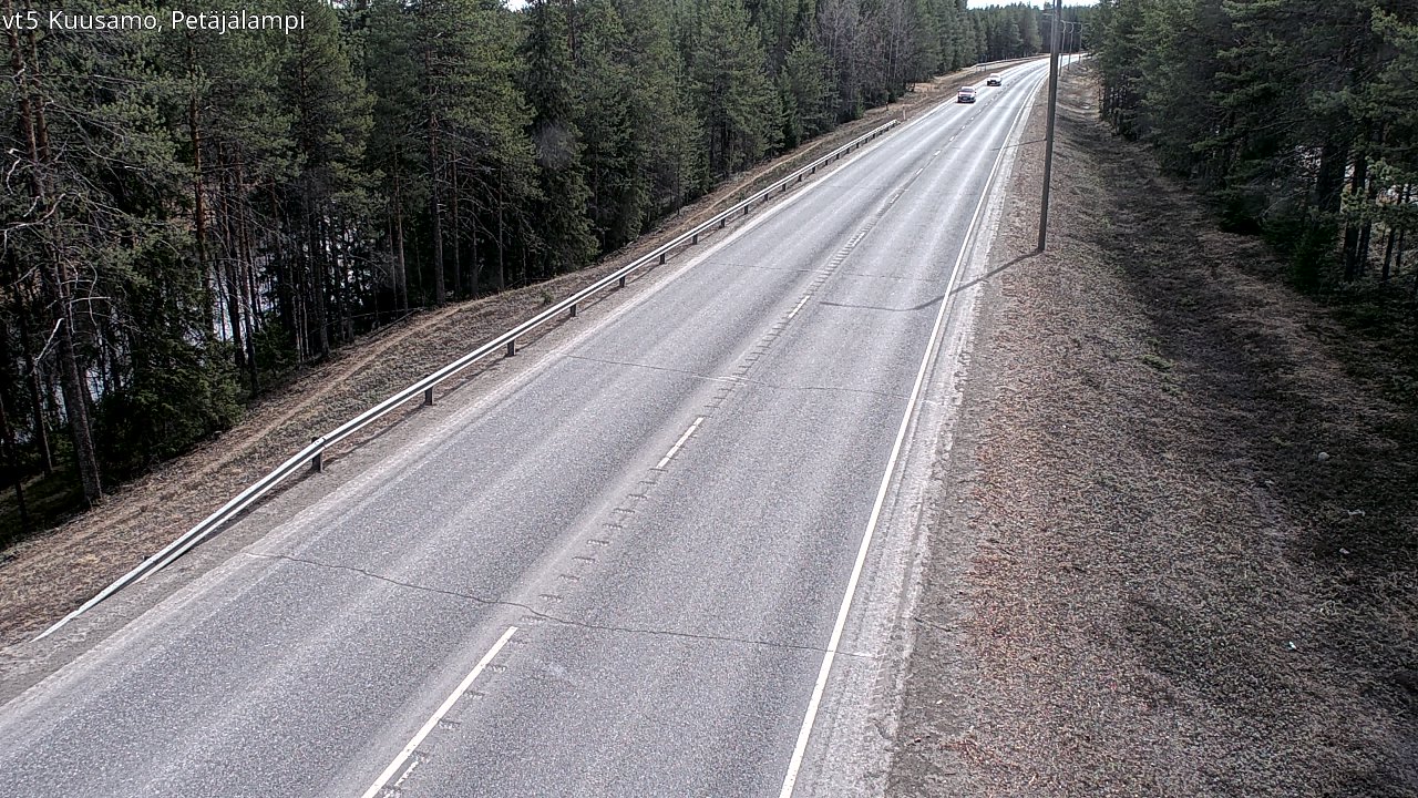 Kelikamerat Kuva Tie 5 Kuusamo, Petäjälampi, Kuusamo, Pohjois-Pohjanmaa