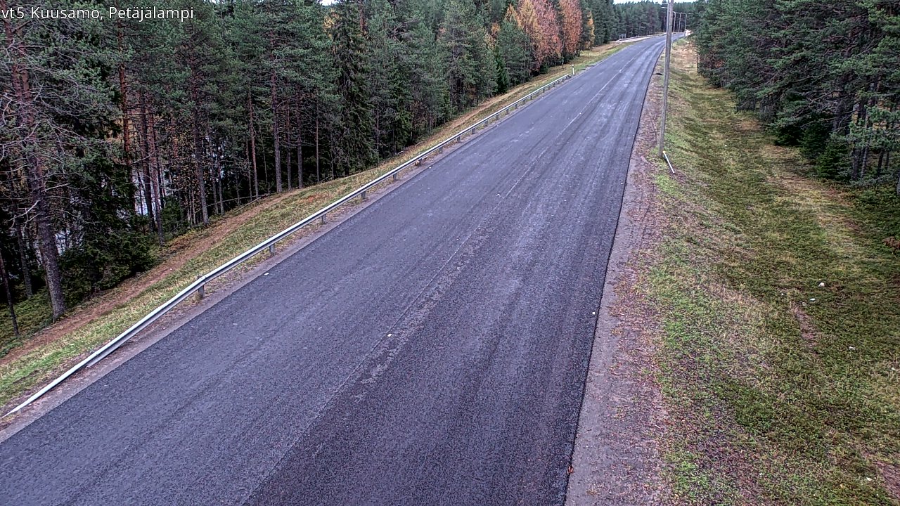 Weather Camera Image Road 5 Kuusamo, Petäjälampi, Kuusamo, Pohjois-Pohjanmaa
