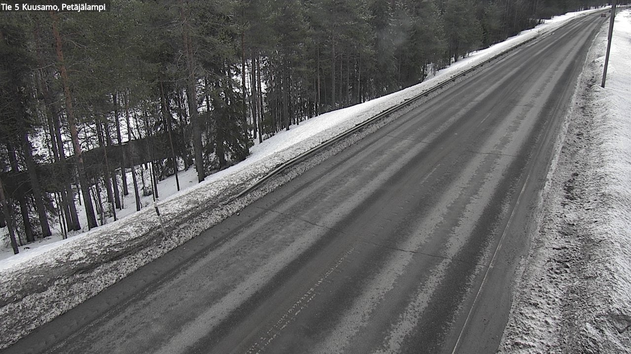 Kelikamerat Kuva Tie 5 Kuusamo, Petäjälampi, Kuusamo, Pohjois-Pohjanmaa