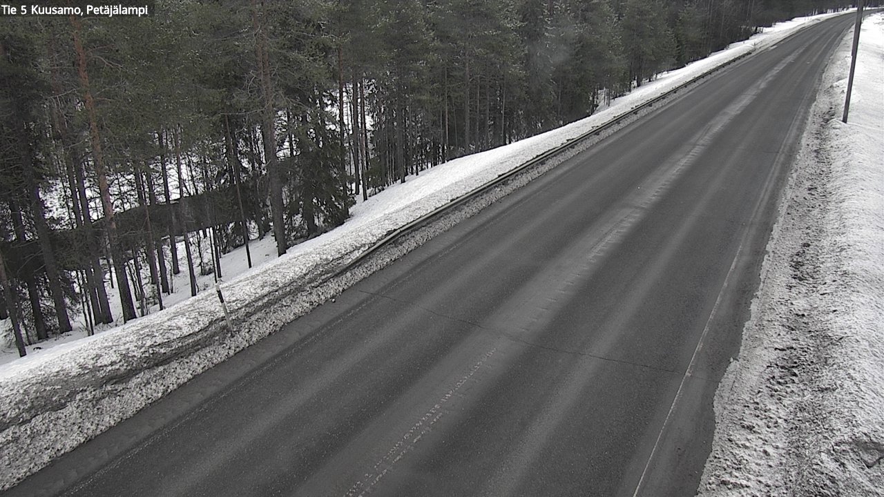 Kelikamerat Kuva Tie 5 Kuusamo, Petäjälampi, Kuusamo, Pohjois-Pohjanmaa