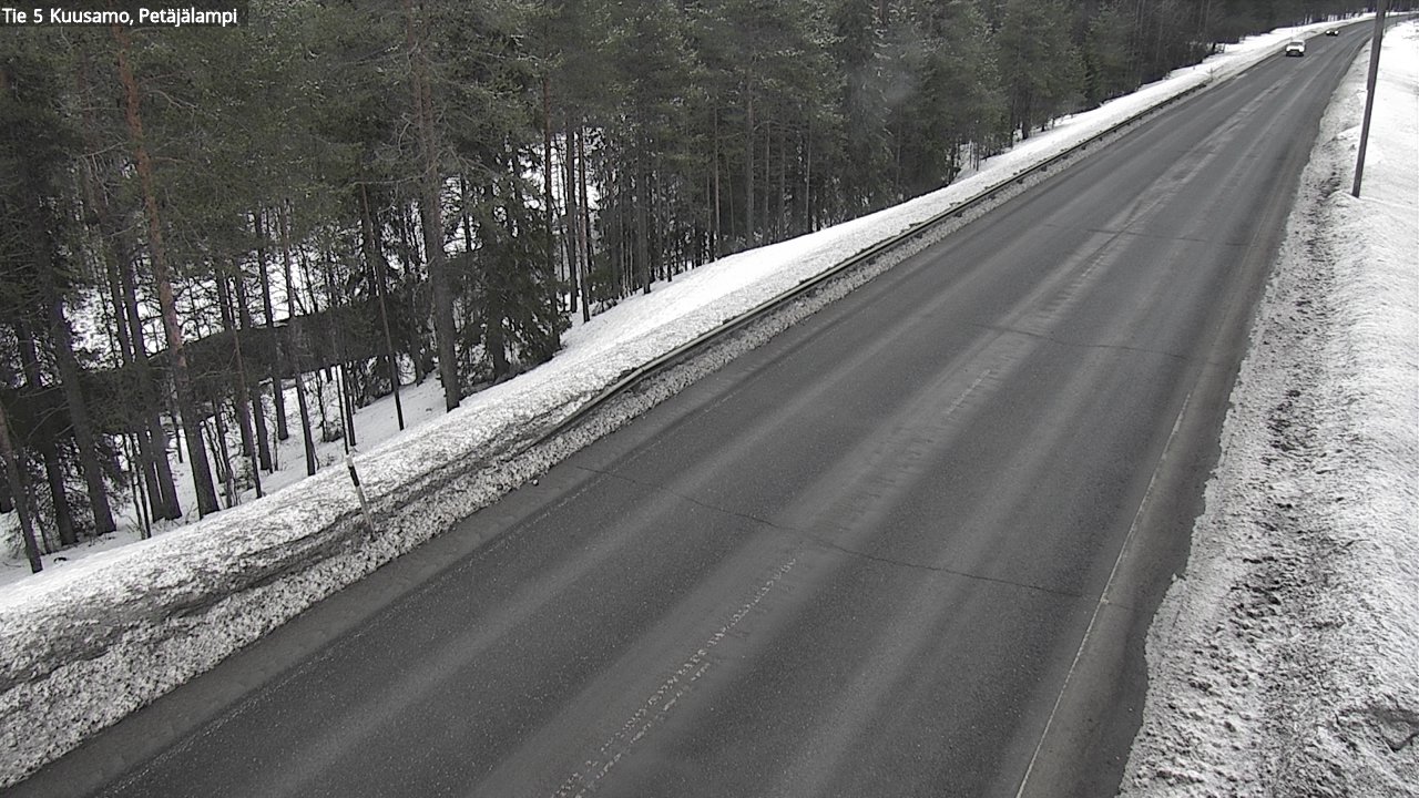 Kelikamerat Kuva Tie 5 Kuusamo, Petäjälampi, Kuusamo, Pohjois-Pohjanmaa