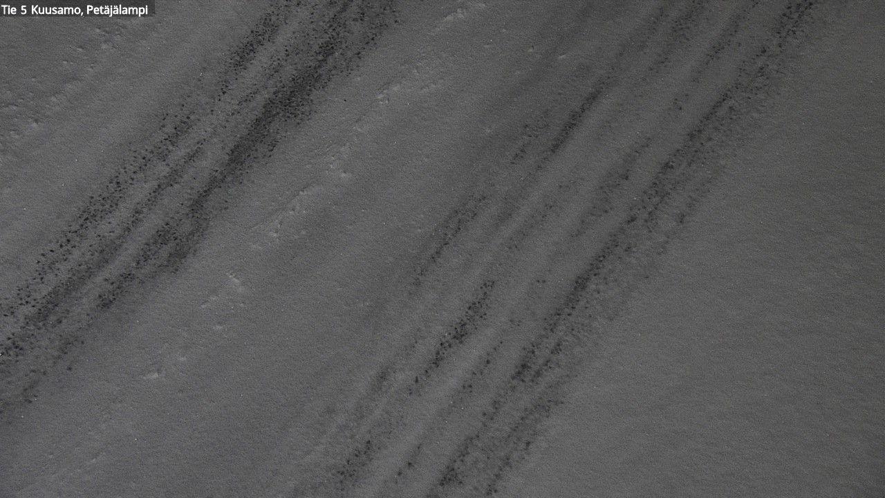 Weather Camera Image Väg 5 Kuusamo, Petäjälampi, Kuusamo, Pohjois-Pohjanmaa