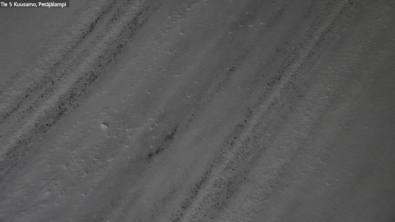 Weather Camera Image Väg 5 Kuusamo, Petäjälampi, Kuusamo, Pohjois-Pohjanmaa