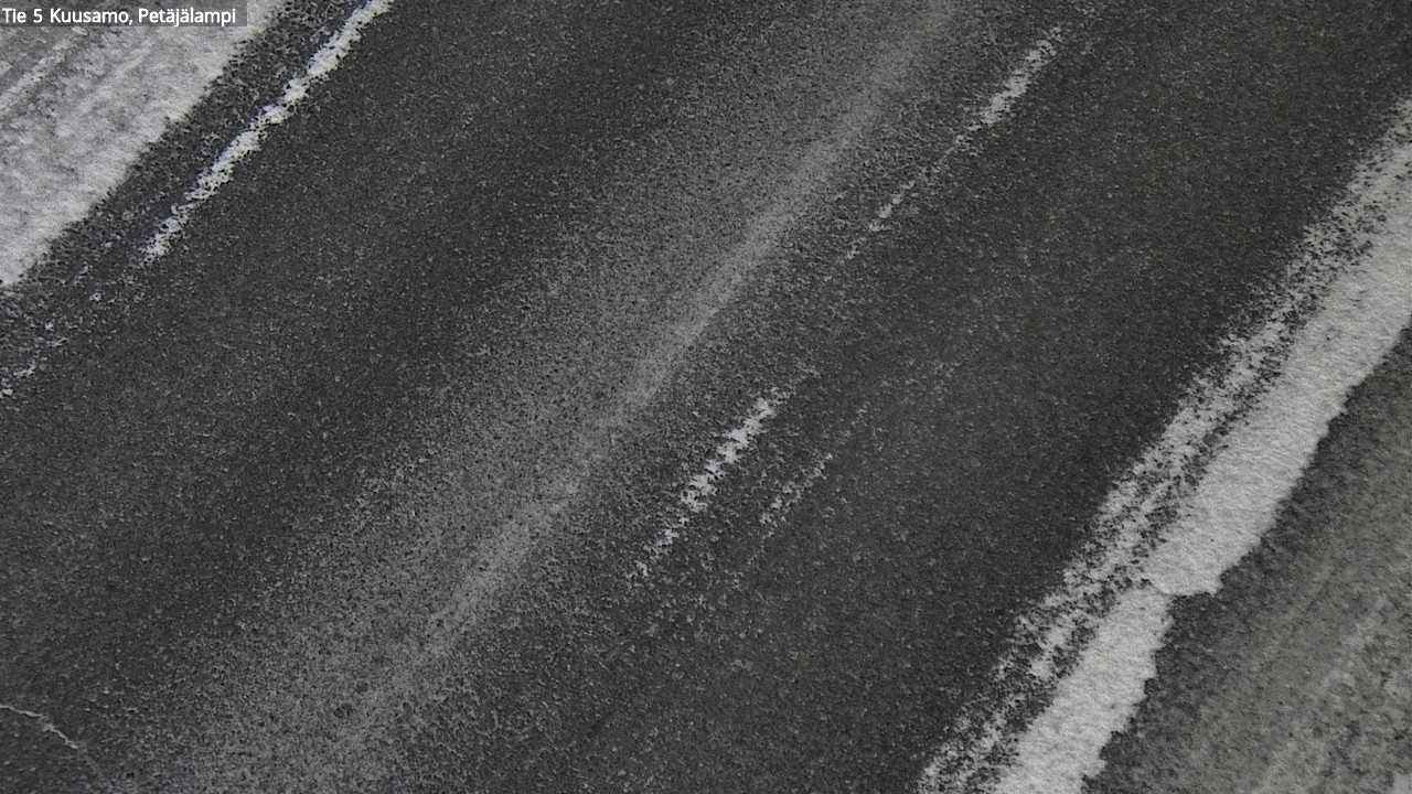 Weather Camera Image Väg 5 Kuusamo, Petäjälampi, Kuusamo, Pohjois-Pohjanmaa