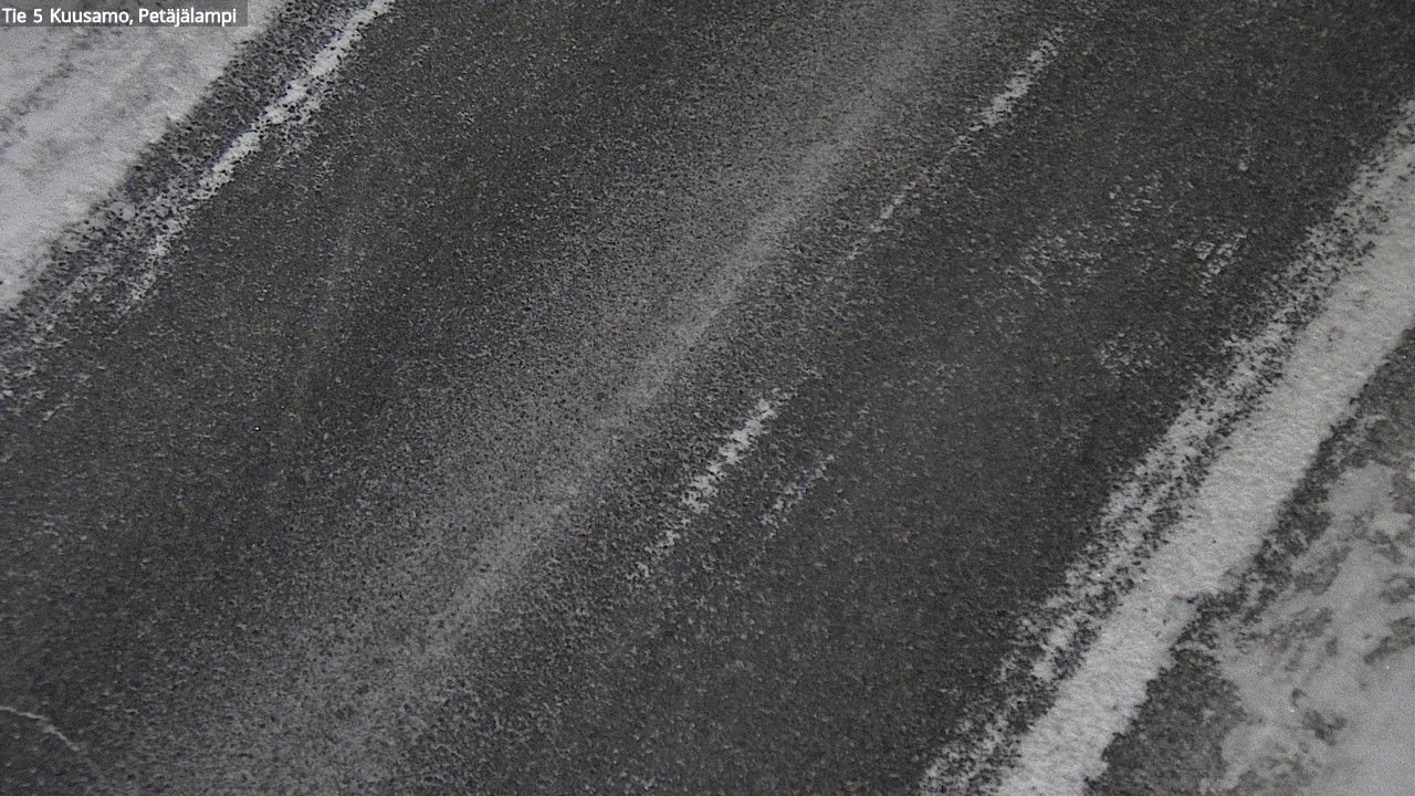 Weather Camera Image Väg 5 Kuusamo, Petäjälampi, Kuusamo, Pohjois-Pohjanmaa