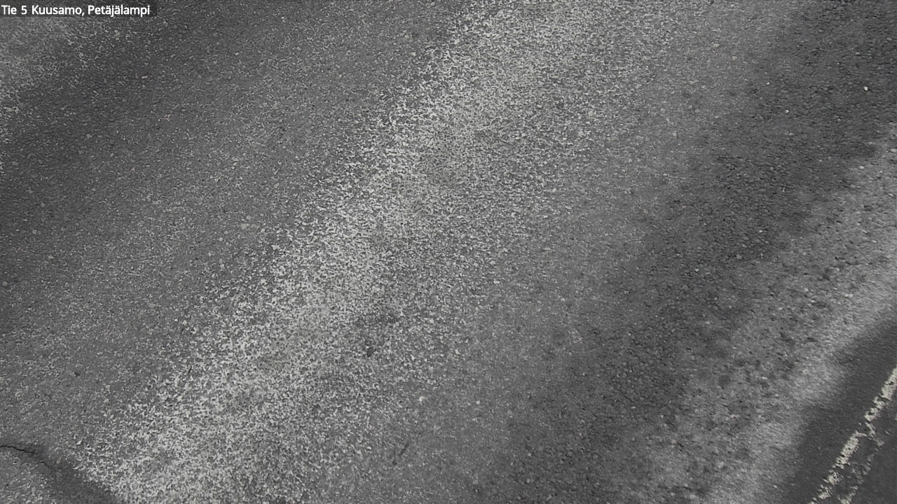 Weather Camera Image Väg 5 Kuusamo, Petäjälampi, Kuusamo, Pohjois-Pohjanmaa