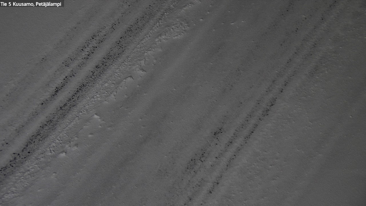 Weather Camera Image Väg 5 Kuusamo, Petäjälampi, Kuusamo, Pohjois-Pohjanmaa