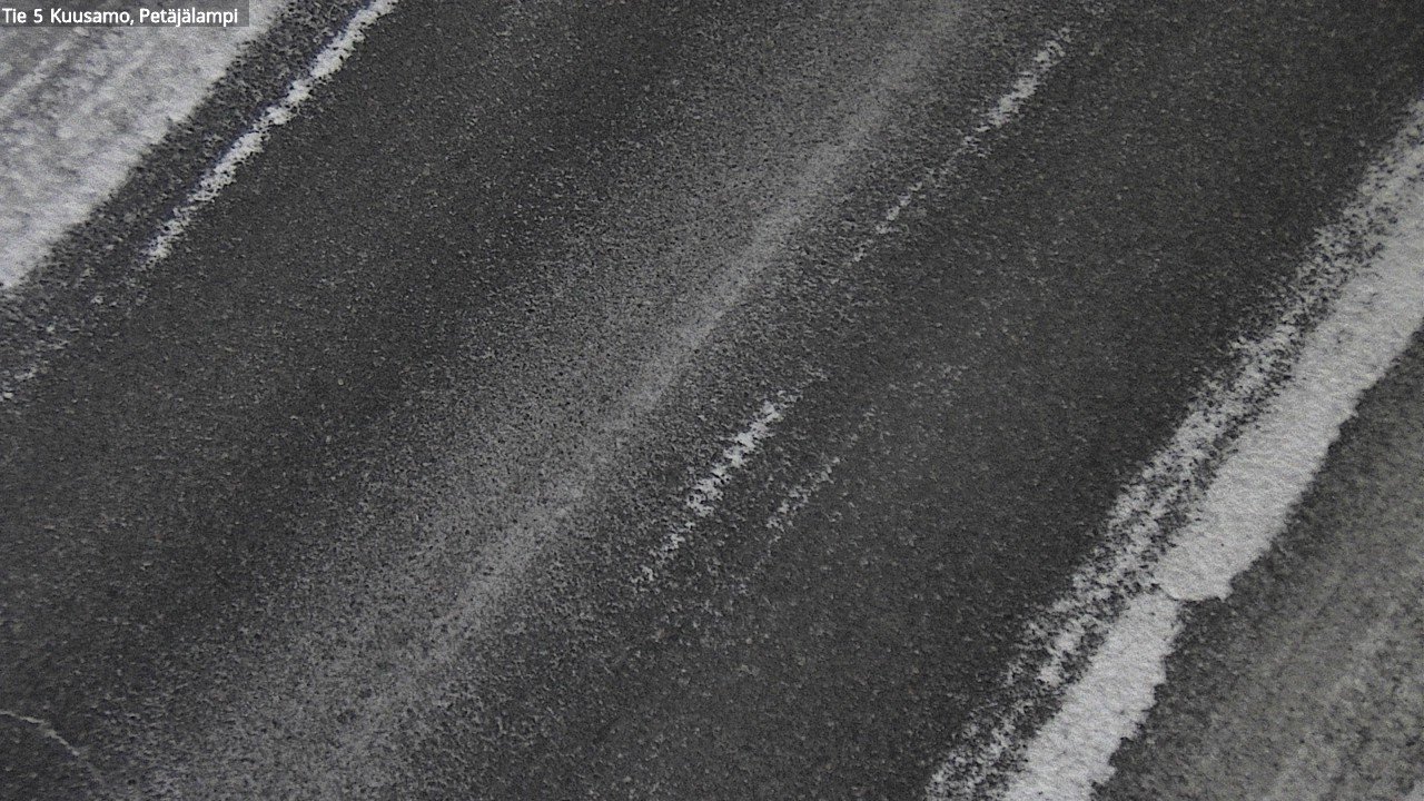 Weather Camera Image Väg 5 Kuusamo, Petäjälampi, Kuusamo, Pohjois-Pohjanmaa