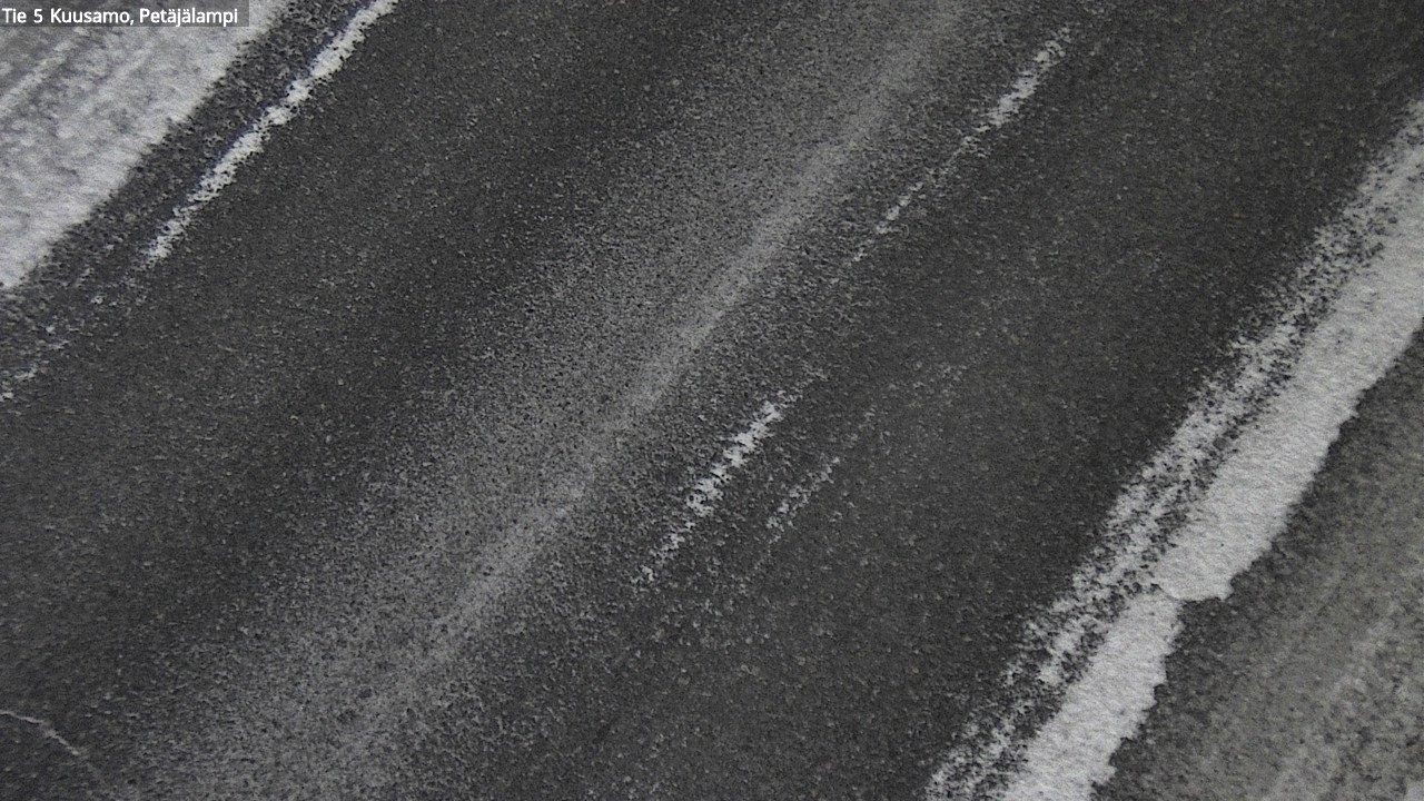 Weather Camera Image Väg 5 Kuusamo, Petäjälampi, Kuusamo, Pohjois-Pohjanmaa