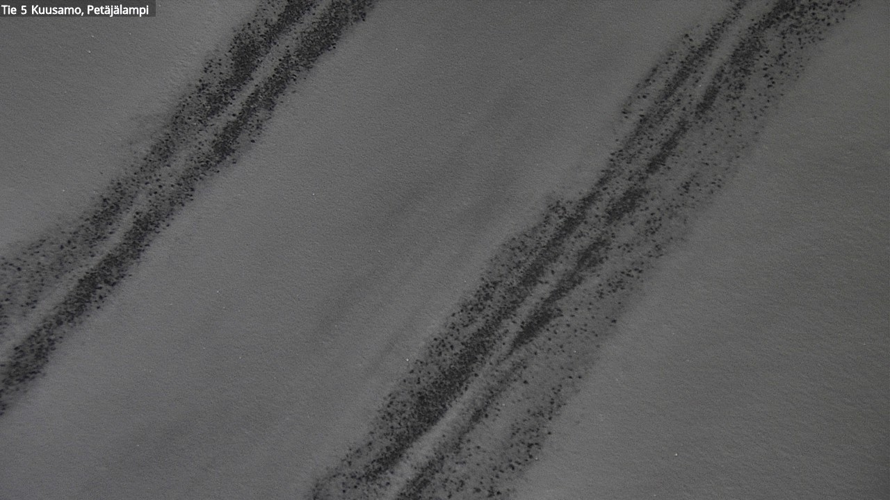 Weather Camera Image Väg 5 Kuusamo, Petäjälampi, Kuusamo, Pohjois-Pohjanmaa