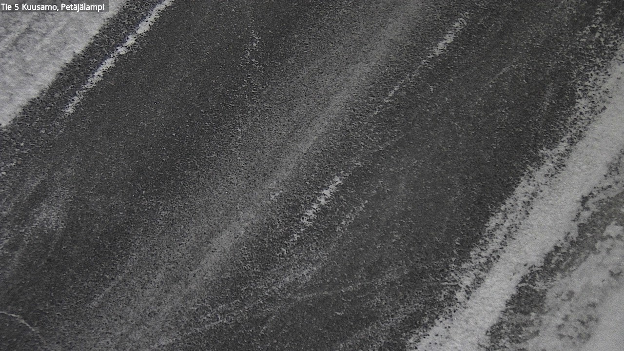 Weather Camera Image Väg 5 Kuusamo, Petäjälampi, Kuusamo, Pohjois-Pohjanmaa