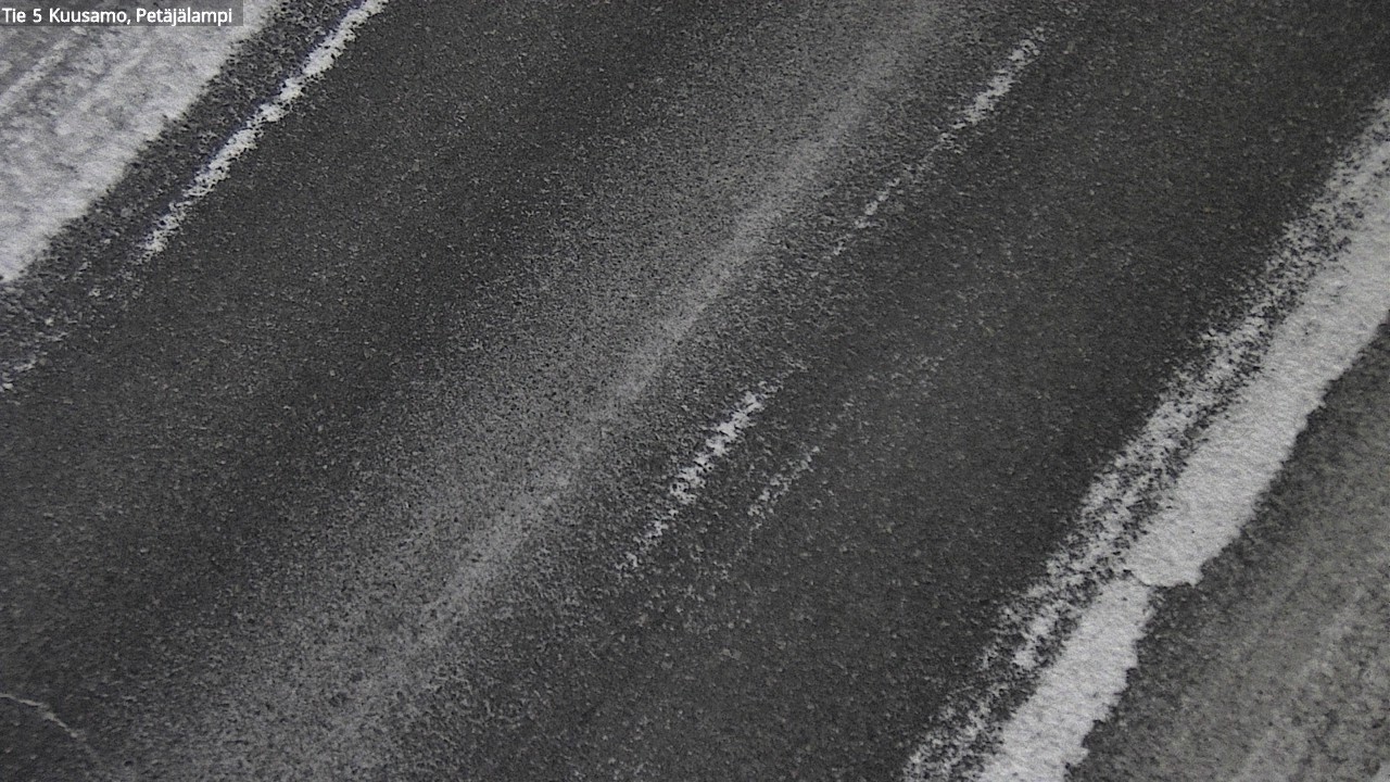 Weather Camera Image Väg 5 Kuusamo, Petäjälampi, Kuusamo, Pohjois-Pohjanmaa